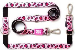 Max & Molly Multifunctionele Hondenlijn Leopard Pink200cm Lang 15mm Breed 1 Max & Molly Multifunctionele Hondenlijn Leopard Pink200cm Lang 15mm Breed