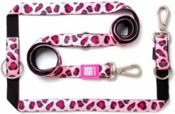 Max & Molly Multifunctionele Hondenlijn Leopard Pink200cm Lang 15mm Breed 10 Max & Molly Multifunctionele Hondenlijn Leopard Pink200cm Lang 15mm Breed -Huisdierbenodigdheden max en molly max en molly multi function hondenriem leopard pink 45774
