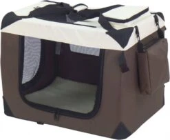 @Pet Hondendrager 50x34x36 Cm Nylon Bruin 7 @Pet Hondendrager 50x34x36 Cm Nylon Bruin -Huisdierbenodigdheden pet hondendrager 50x34x36 cm nylon bruin 272146