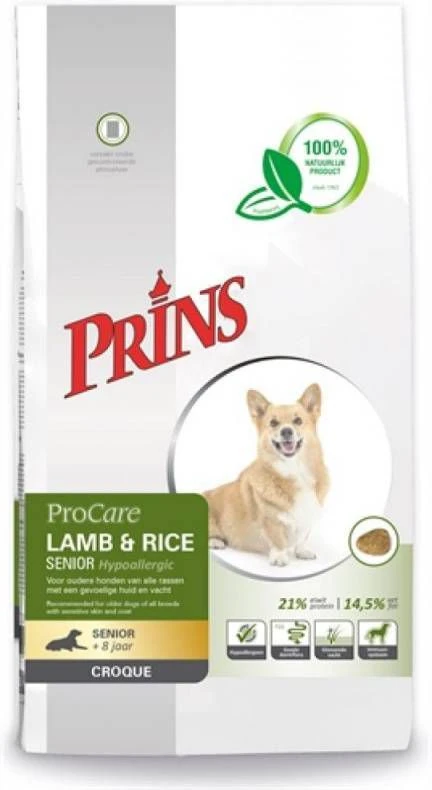 Prins ProCare Croque Lamb & Rice Senior Hondenvoer 2 Kg OP Is OP 7 Prins ProCare Croque Lamb & Rice Senior Hondenvoer 2 Kg OP Is OP - Afbeelding 7
