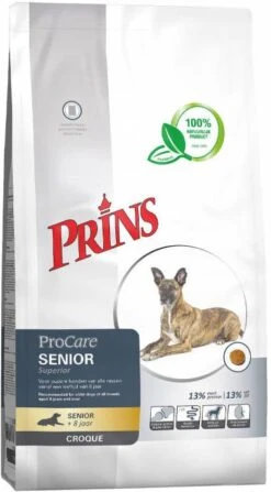 Prins ProCare Croque Senior Superior Hondenvoer 2 Kg + Gratis Prins NatureCare Worst 14 Prins ProCare Croque Senior Superior Hondenvoer 2 Kg + Gratis Prins NatureCare Worst -Huisdierbenodigdheden prins procare croque senior superior 10 kg 43702