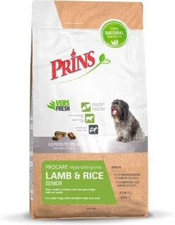 Prins Procare Hypo Allergic Senior Lam&Rijst Hondenvoer 15 Kg Hypo Allergic