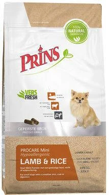 Prins ProCare Mini Lam & Rijst Hypoallergenic Hondenvoer 3 Kg 5 Prins ProCare Mini Lam & Rijst Hypoallergenic Hondenvoer 3 Kg - Afbeelding 5
