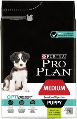 Pro Plan Purina Medium Puppy Lam & Rijst Sensitive Digestion Hondenvoer Dubbelpak 2 X 3 Kg
