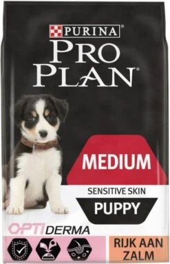 Pro Plan Purina Medium Puppy Sensitive Skin Hondenvoer Dubbelpak 2 X 3 Kg -Huisdierbenodigdheden pro plan optiderma puppy sensitive skin medium 12 kg 52562