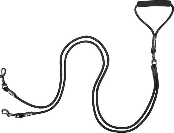 Rebelpetz Duo Looplijn Hondenriem 0.2 X 0.8 X 140 Cm Zwart Small 1 Rebelpetz Duo Looplijn Hondenriem 0.2 X 0.8 X 140 Cm Zwart Small