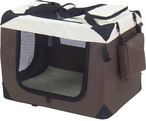 @Pet Hondendrager 50x34x36 Cm Nylon Bruin 2 @Pet Hondendrager 50x34x36 Cm Nylon Bruin - Afbeelding 2