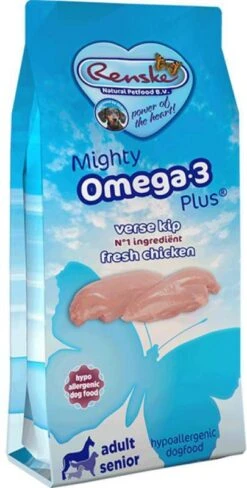 Renske M.O.P. Adult/Senior Kip & Rijst Hondenvoer 2 X 15 Kg + 2 X Renske Snacks Kip 150 Gr 19 Renske M.O.P. Adult/Senior Kip & Rijst Hondenvoer 2 X 15 Kg + 2 X Renske Snacks Kip 150 Gr -Huisdierbenodigdheden renske hond mighty omega plus kip 3 kg 47252