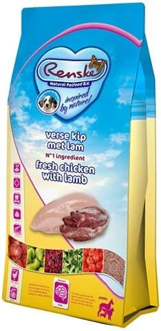 Renske Super Premium Puppy Kip & Lam Hondenvoer 2 X 12 Kg + Gratis 1 Tray Vers Pup/Junior 7 Renske Super Premium Puppy Kip & Lam Hondenvoer 2 X 12 Kg + Gratis 1 Tray Vers Pup/Junior - Afbeelding 7