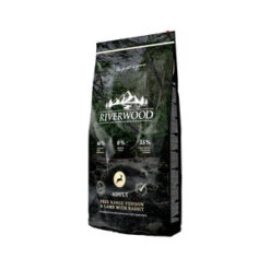 Riverwood Adult Hondenvoer – Hert & Lam Met Konijn – 12 Kg