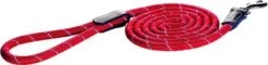 Rogz Rope Lijn Lang Rood Hondenriem 180X0.9 Cm