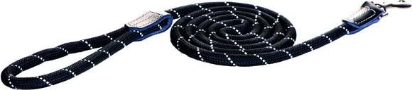 Rogz Rope Lijn Lang Zwart Hondenriem 180X0.9 Cm 1 Rogz Rope Lijn Lang Zwart Hondenriem 180X0.9 Cm