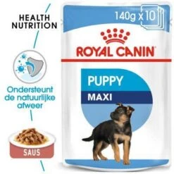 Royal Canin Maxi Puppy Hondenvoer Bestel Ook Natvoer 10 X 140 G Royal Canin Maxi Puppy -Huisdierbenodigdheden royal canin size 10x140g maxi puppy royal canin hondenvoer 128645