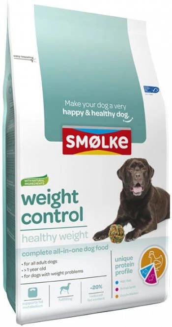 Smolke Weight Control Kip&Lam&Vis Hondenvoer 12 Kg Gecastreerd/Overgewicht 7 Smolke Weight Control Kip&Lam&Vis Hondenvoer 12 Kg Gecastreerd/Overgewicht - Afbeelding 7