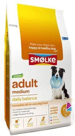 Smolke 12+3kg Gratis! Adult Medium Daily Balance Smø, Lke Hondenvoer 10 Smolke 12+3kg Gratis! Adult Medium Daily Balance Smø, Lke Hondenvoer - Afbeelding 10
