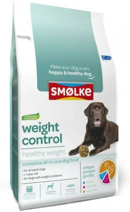 Smolke Weight Control Kip&Lam&Vis Hondenvoer 12 Kg Gecastreerd/Overgewicht 11 Smolke Weight Control Kip&Lam&Vis Hondenvoer 12 Kg Gecastreerd/Overgewicht - Afbeelding 11