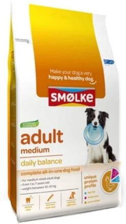 Smolke 12+3kg Gratis! Adult Medium Daily Balance Smø, Lke Hondenvoer 35 Smolke 12+3kg Gratis! Adult Medium Daily Balance Smø, Lke Hondenvoer -Huisdierbenodigdheden smolke hondenvoer adult medium 3 kg 25425