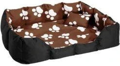 Voorkant 27 Tectake Hondenbed Hondenmand Xxl Bruin Zwart 400743