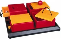 Trixie Dog Activity Poker Box 1 Strategiespel Hondenspeelgoed 31x31 Cm Donkerblauw Wit Level 2 -Huisdierbenodigdheden trixie dog activity poker box 47291