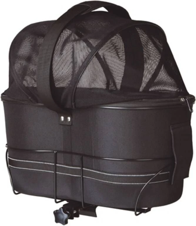 Trixie Fietstas Elektrische Fiets Hondenfietsaccessoires 29x42x48 Cm Zwart 6 Trixie Fietstas Elektrische Fiets Hondenfietsaccessoires 29x42x48 Cm Zwart - Afbeelding 6