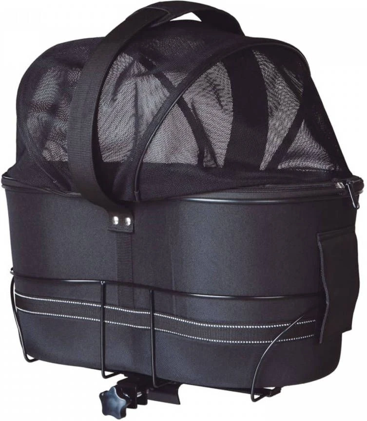 Trixie Fietstas Elektrische Fiets Hondenfietsaccessoires 29x42x48 Cm Zwart 3 Trixie Fietstas Elektrische Fiets Hondenfietsaccessoires 29x42x48 Cm Zwart - Afbeelding 3