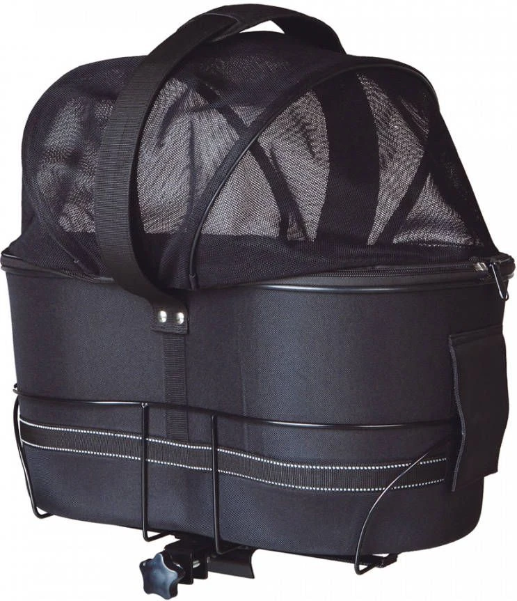 Trixie Fietstas Elektrische Fiets Hondenfietsaccessoires 29x42x48 Cm Zwart 7 Trixie Fietstas Elektrische Fiets Hondenfietsaccessoires 29x42x48 Cm Zwart - Afbeelding 7