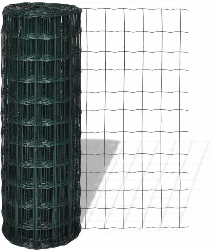 VidaXL Euro Gaas 10 X 0, 8 M/maaswijdte 100 X 100 Mm 6 VidaXL Euro Gaas 10 X 0, 8 M/maaswijdte 100 X 100 Mm - Afbeelding 6