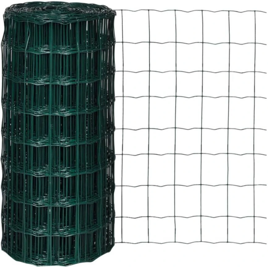 VidaXL Euro Gaas 10 X 0, 8 M/maaswijdte 100 X 100 Mm 3 VidaXL Euro Gaas 10 X 0, 8 M/maaswijdte 100 X 100 Mm - Afbeelding 3