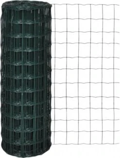 VidaXL Euro Gaas 10 X 0, 8 M/maaswijdte 76 X 63 Mm -Huisdierbenodigdheden vidaxl euro hek 10x0 8 m staal groen 136334