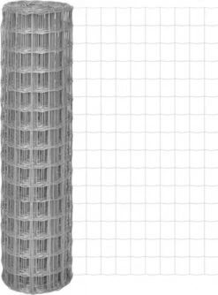 VidaXL Euro Hek 10x1, 5 M Met 100x100 Mm Gaas Staal 9 VidaXL Euro Hek 10x1, 5 M Met 100x100 Mm Gaas Staal -Huisdierbenodigdheden vidaxl euro hek 10x1 5 m grijs 193092