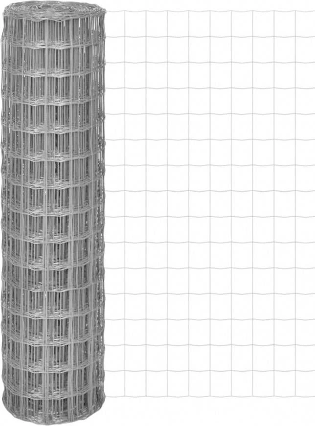 VidaXL Euro Hek 10x1, 5 M Met 100x100 Mm Gaas Staal 5 VidaXL Euro Hek 10x1, 5 M Met 100x100 Mm Gaas Staal - Afbeelding 5