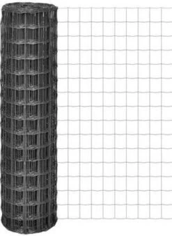 VidaXL Euro Hek 10x1, 5 M Met 100x100 Mm Gaas Staal