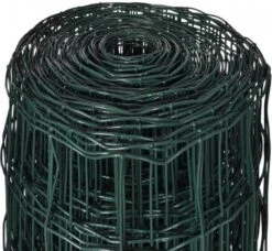 VidaXL Euro Gaas 10 X 1, 2 M/Maaswijdte 76 X 63 Mm -Huisdierbenodigdheden vidaxl euro hek 10x12 m staal groen 68537