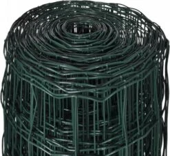 VidaXL Euro Gaas 10 X 1, 5 M/maaswijdte 100 X 100 Mm -Huisdierbenodigdheden vidaxl euro hek 10x15 m staal groen 86869