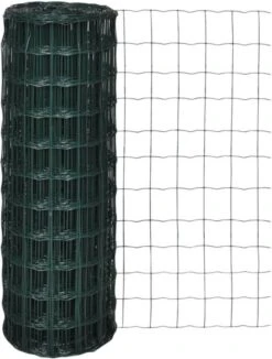 VidaXL Euro Gaas 25 X 0, 8 M/maaswijdte 76 X 63 Mm -Huisdierbenodigdheden vidaxl euro hek 25x0 8 m staal groen 136338