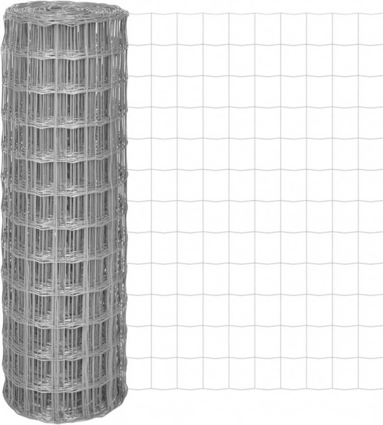 VidaXL Euro Hek 25x1, 2 M Met 100x100 Mm Gaas Staal 6 VidaXL Euro Hek 25x1, 2 M Met 100x100 Mm Gaas Staal - Afbeelding 6