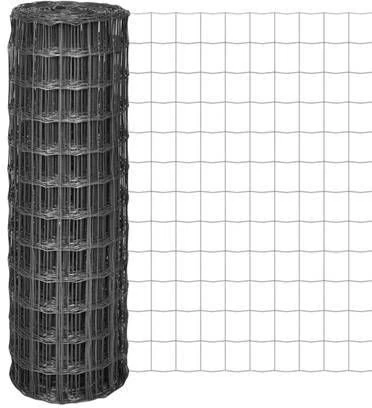 VidaXL Euro Hek 25x1, 2 M Met 100x100 Mm Gaas Staal 1 VidaXL Euro Hek 25x1, 2 M Met 100x100 Mm Gaas Staal