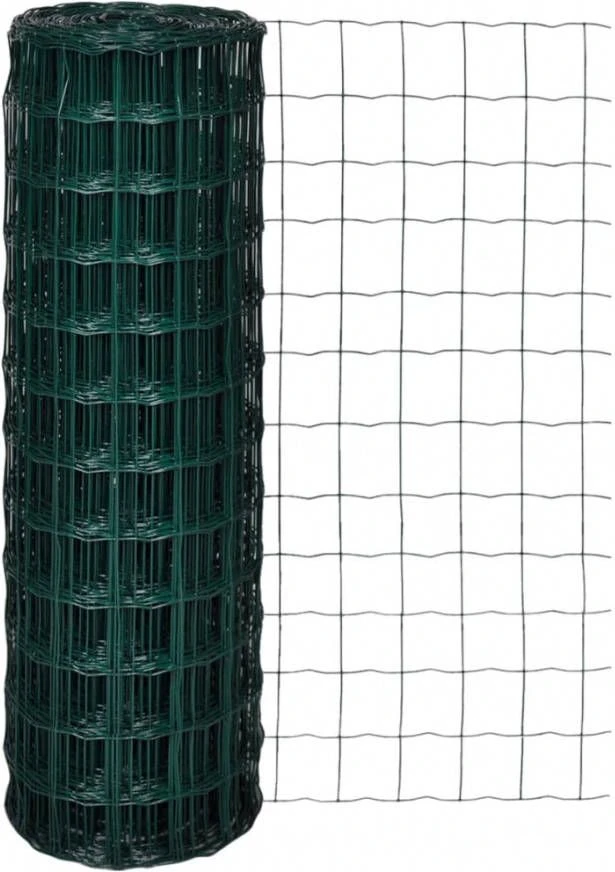 VidaXL Euro Gaas 25 X 1, 2 M/maaswijdte 100 X 100 Mm 3 VidaXL Euro Gaas 25 X 1, 2 M/maaswijdte 100 X 100 Mm - Afbeelding 3