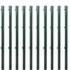 VidaXL Euro Hek 25x1, 2 M Staal Groen