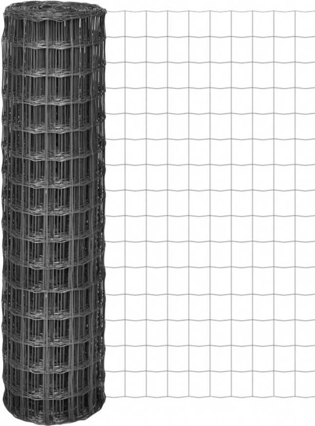 VidaXL Euro Hek 25x1, 5 M Met 100x100 Mm Gaas Staal 3 VidaXL Euro Hek 25x1, 5 M Met 100x100 Mm Gaas Staal - Afbeelding 3