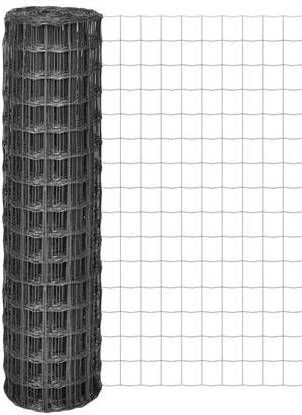 VidaXL Euro Hek 25x1, 5 M Met 100x100 Mm Gaas Staal 1 VidaXL Euro Hek 25x1, 5 M Met 100x100 Mm Gaas Staal