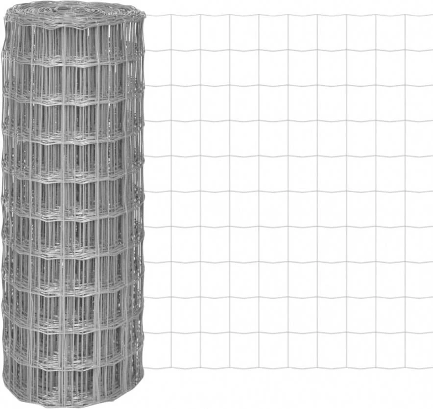 VidaXL Euro Hek 25x1 M Met 100x100 Mm Gaas Staal 5 VidaXL Euro Hek 25x1 M Met 100x100 Mm Gaas Staal - Afbeelding 5