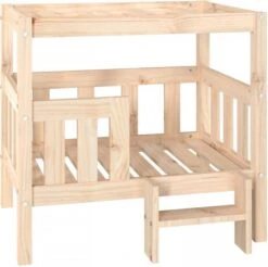 VidaXL Hondenmand 75, 5x63, 5x70 Cm Massief Grenenhout