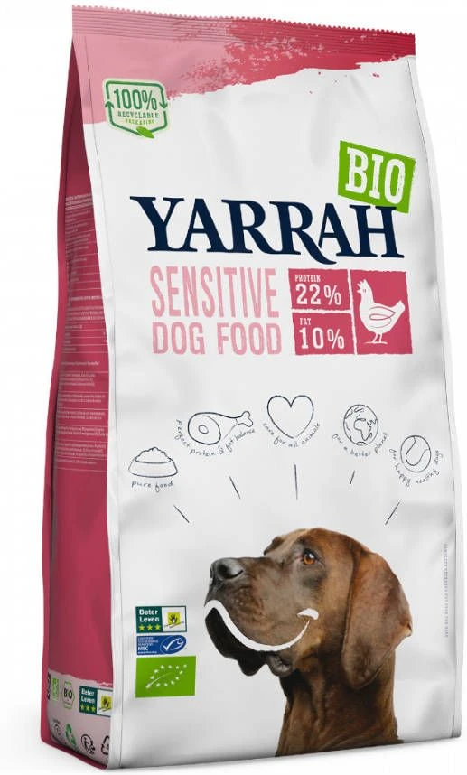 Yarrah Extra Voordelig! 2 X 10 Kg Bio Hondenvoer Sensitive Met Bio Kip & Bio Rijst 3 Yarrah Extra Voordelig! 2 X 10 Kg Bio Hondenvoer Sensitive Met Bio Kip & Bio Rijst - Afbeelding 3