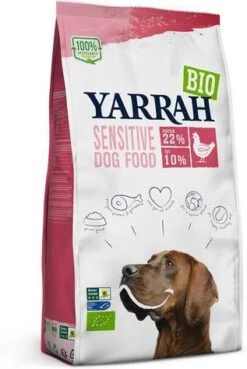Yarrah Extra Voordelig! 2 X 10 Kg Bio Hondenvoer Sensitive Met Bio Kip & Bio Rijst